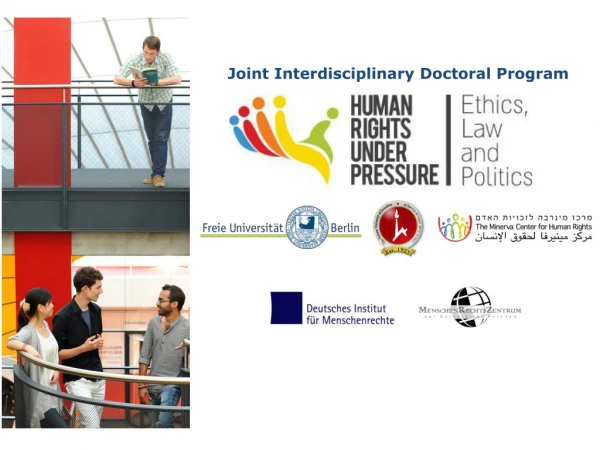 Joint Interdisciplinary Doctoral Program