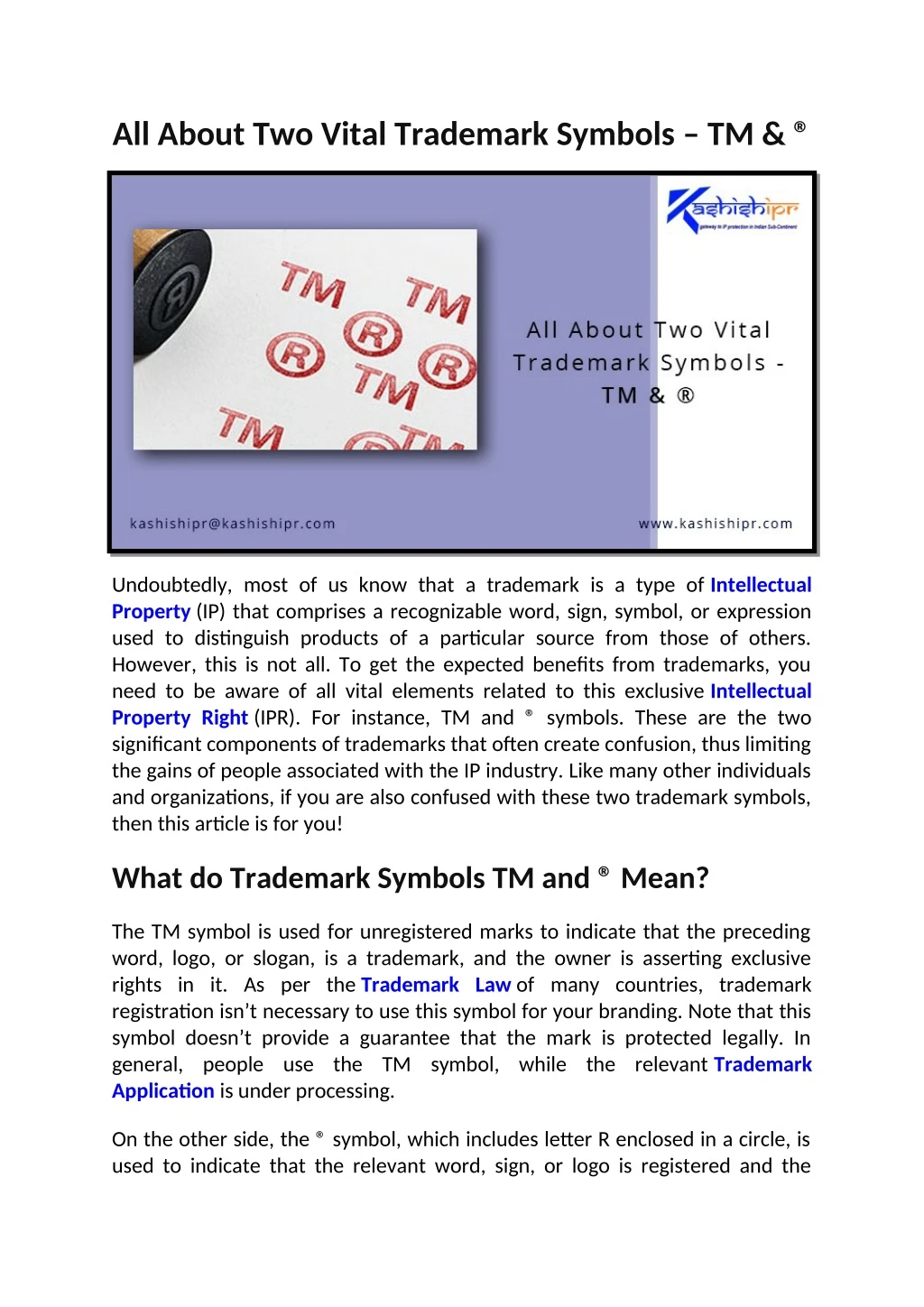 all about two vital trademark symbols tm