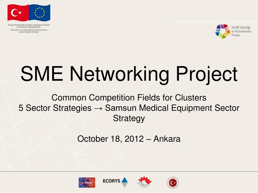 sme networking project common competition fields