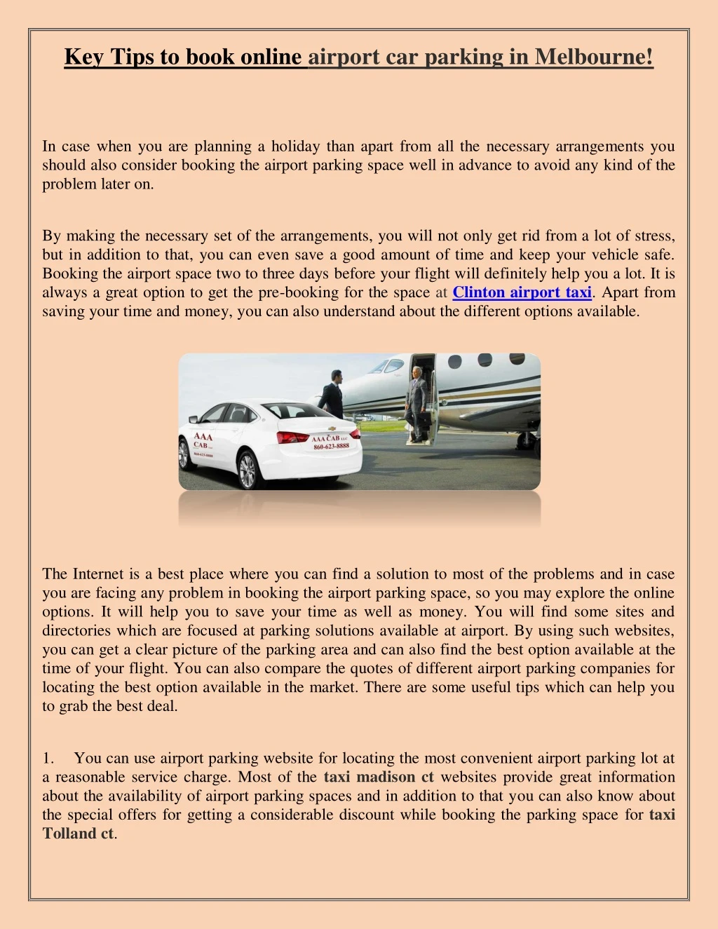 key tips to book online airport car parking