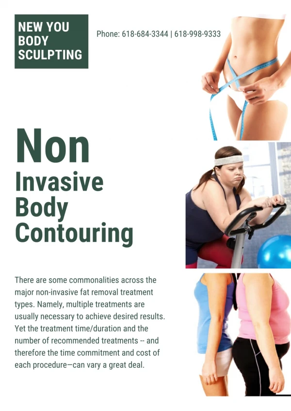 Non invasive and non surgical body sculpting -New You Body Sculpting