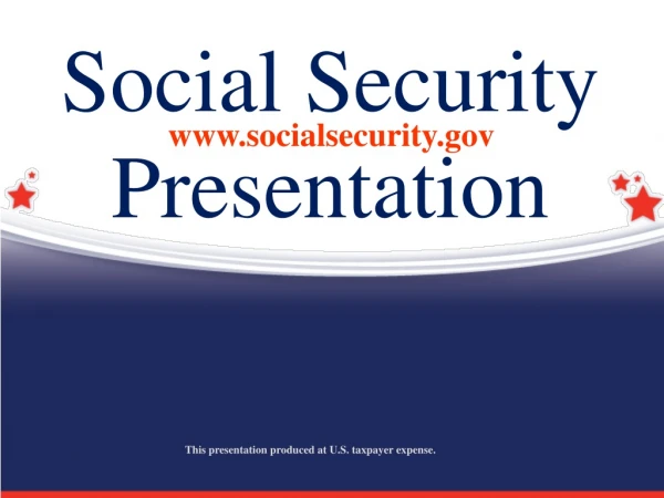 Social Security Presentation