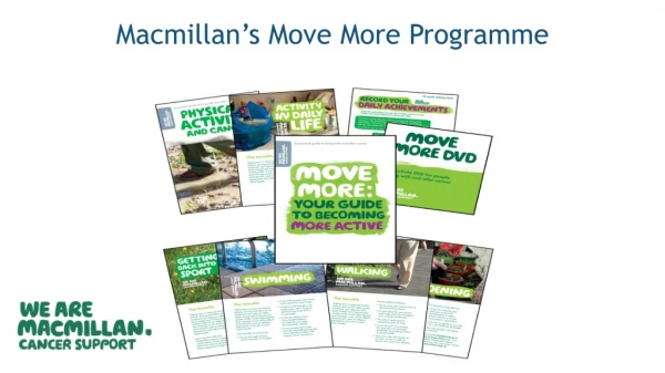 Macmillan’s Move More Programme