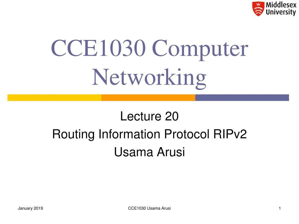 cce1030 computer networking