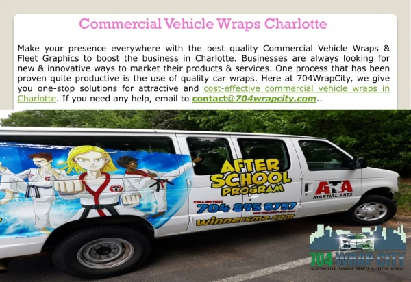 Best Commercial Vehicle Wraps Charlotte
