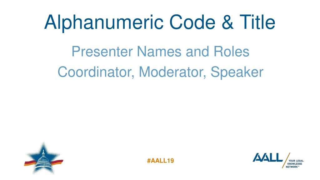 alphanumeric code title