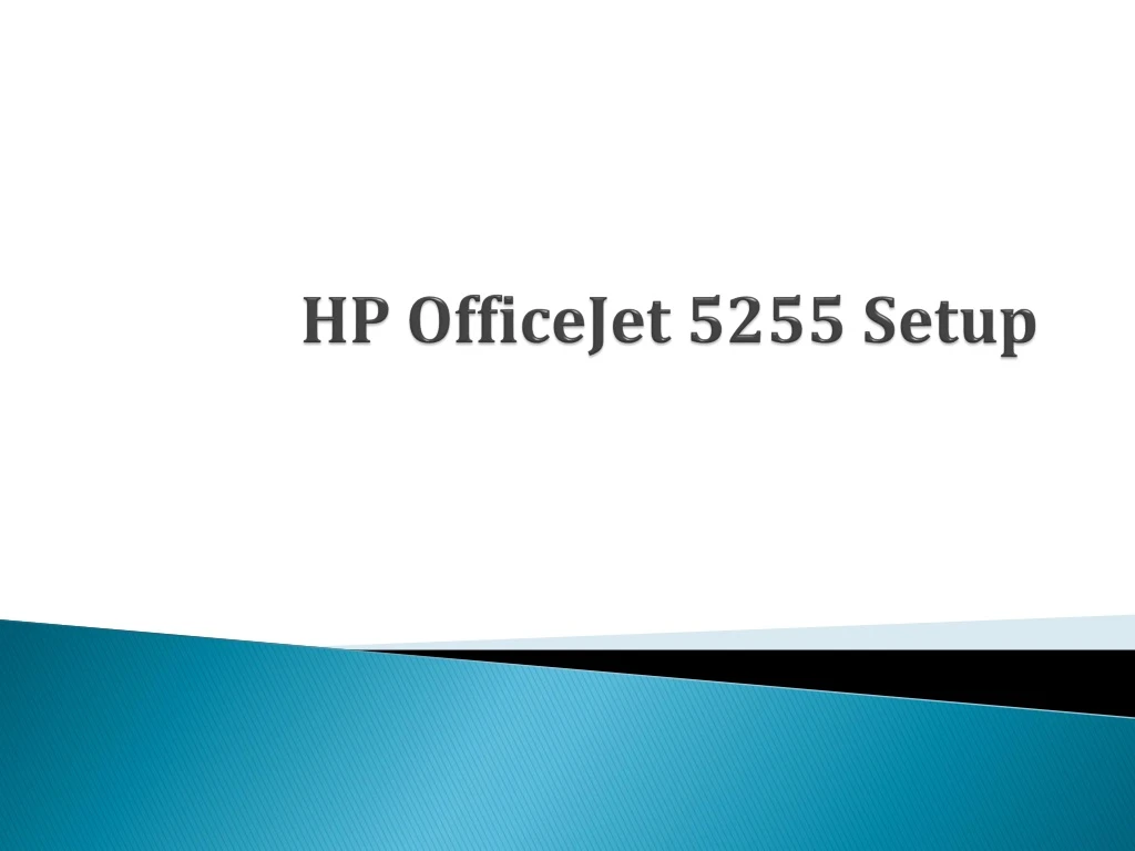 hp officejet 5255 setup