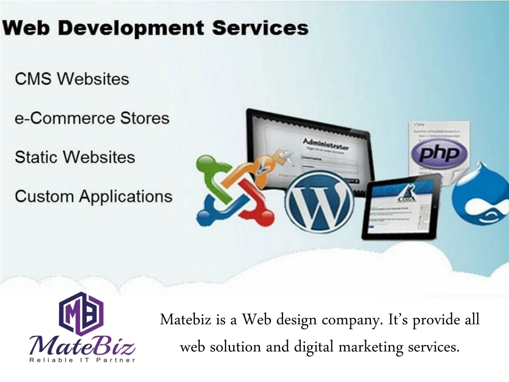 matebiz is a web design company it s provide