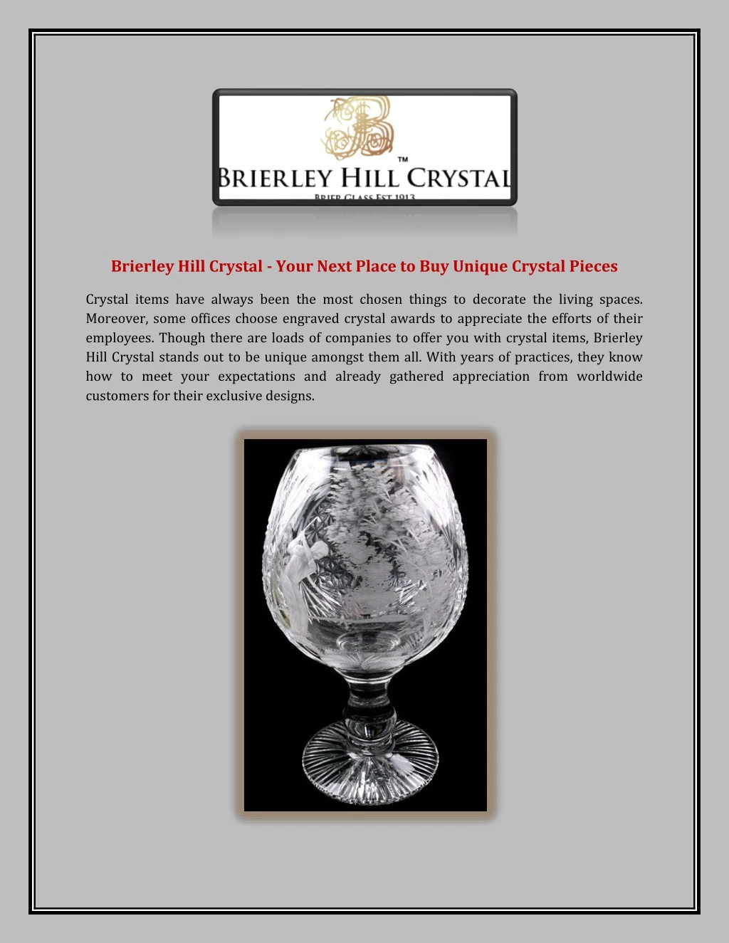 brierley hill crystal your next place