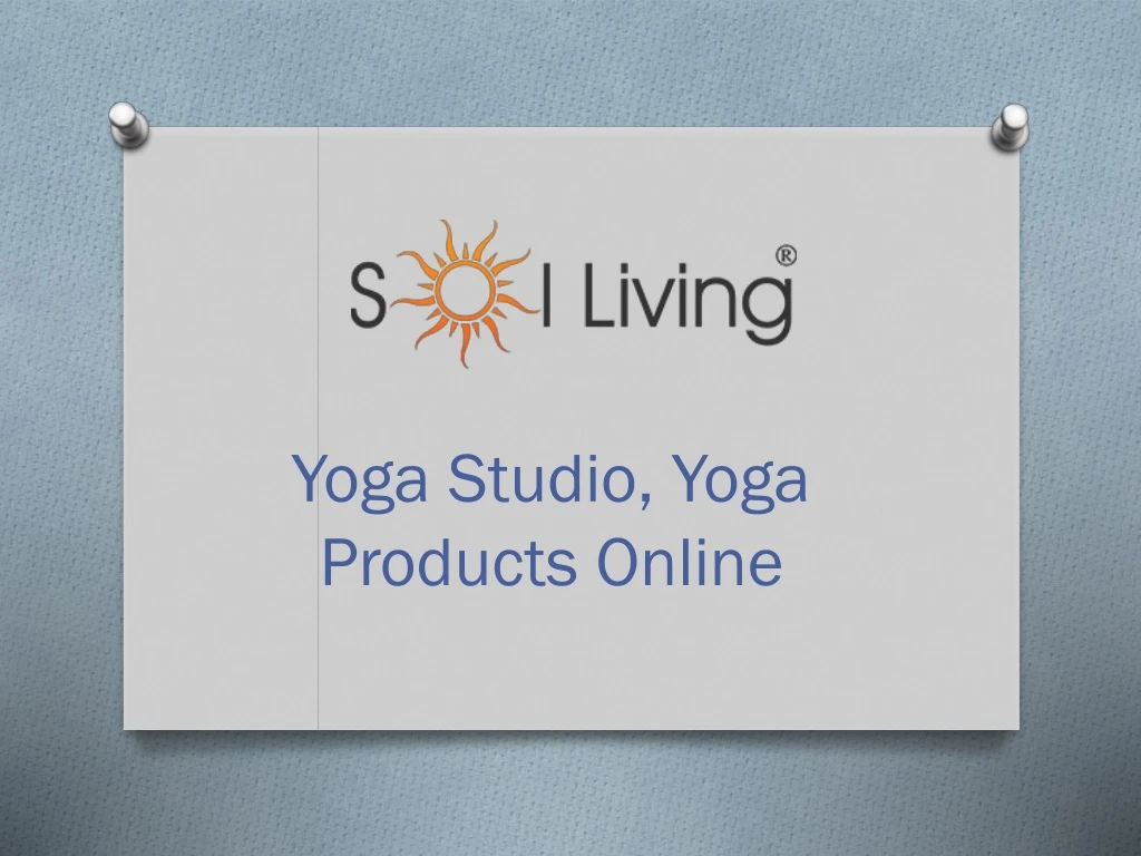 yoga studio yoga products online