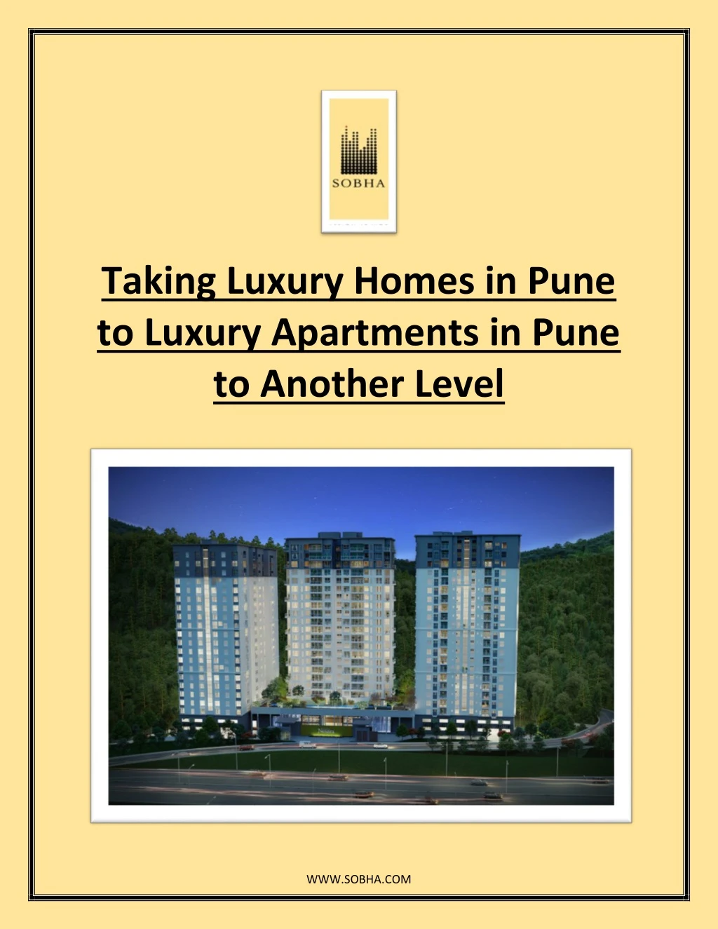 taking luxury homes in pune to luxury apartments