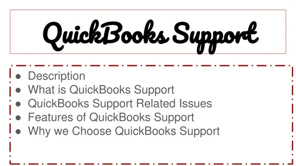 QuickBooks Support For users