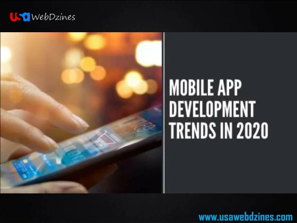Mobile App Development Trends in 2020