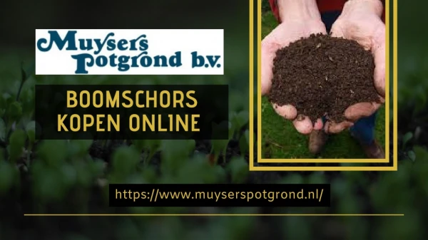 Potgrond Bestellen bij Muysers Potgrond BV | Breed Scala aan Compost