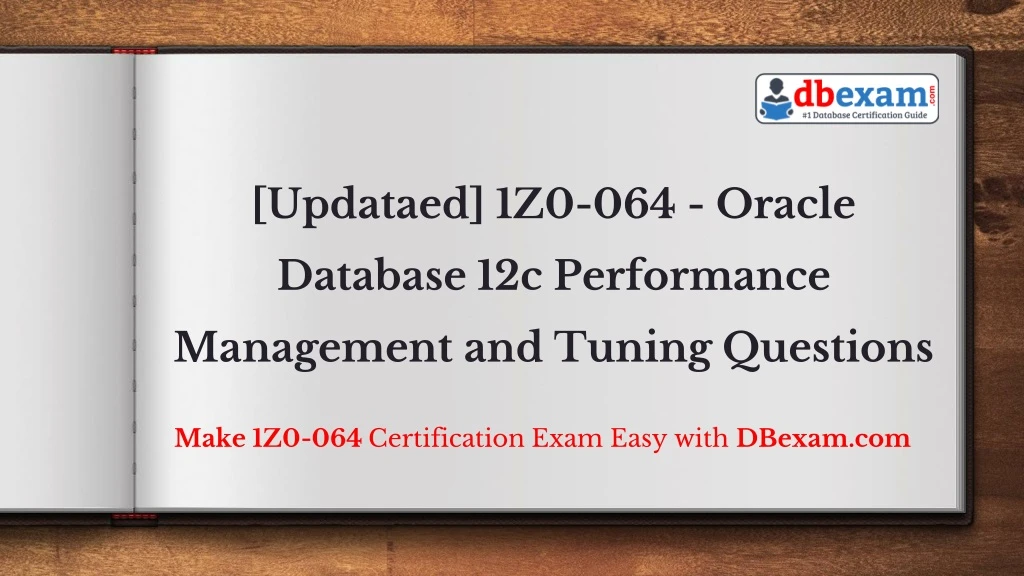 updataed 1z0 064 oracle