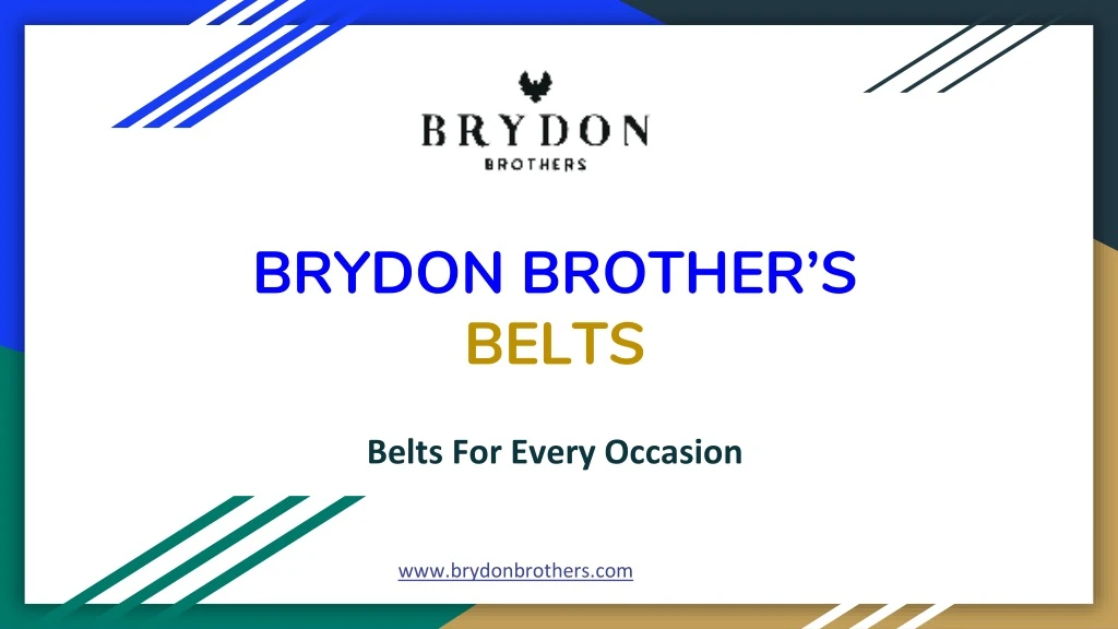 brydon brother s belts