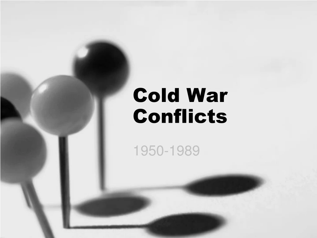 cold war conflicts