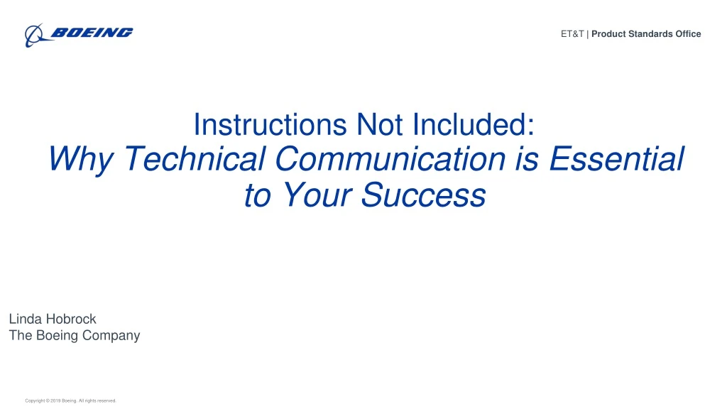 instructions not included why technical communication is essential to your success