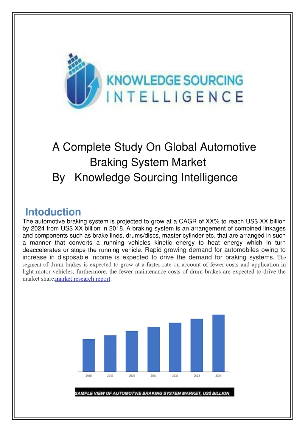 a complete study on global automotive braking
