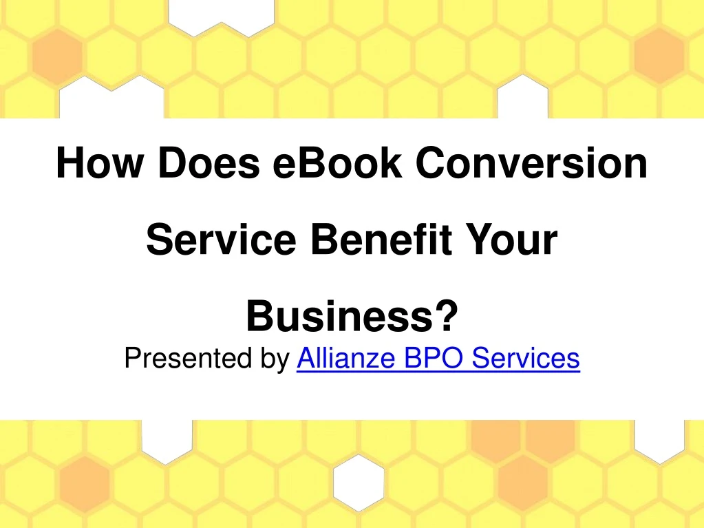 how does ebook conversion service benefit your