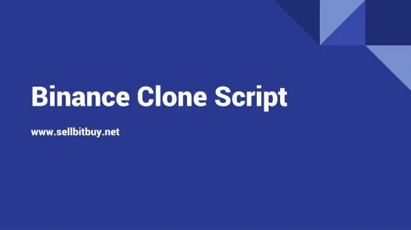 Binance Clone Script | Binance Website Clone | Binance Clone Script Demo