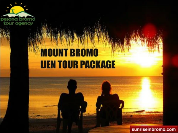 Mount Bromo ijen tour package