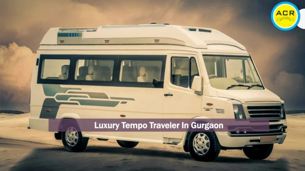 Luxury tempo traveler in gurgaon