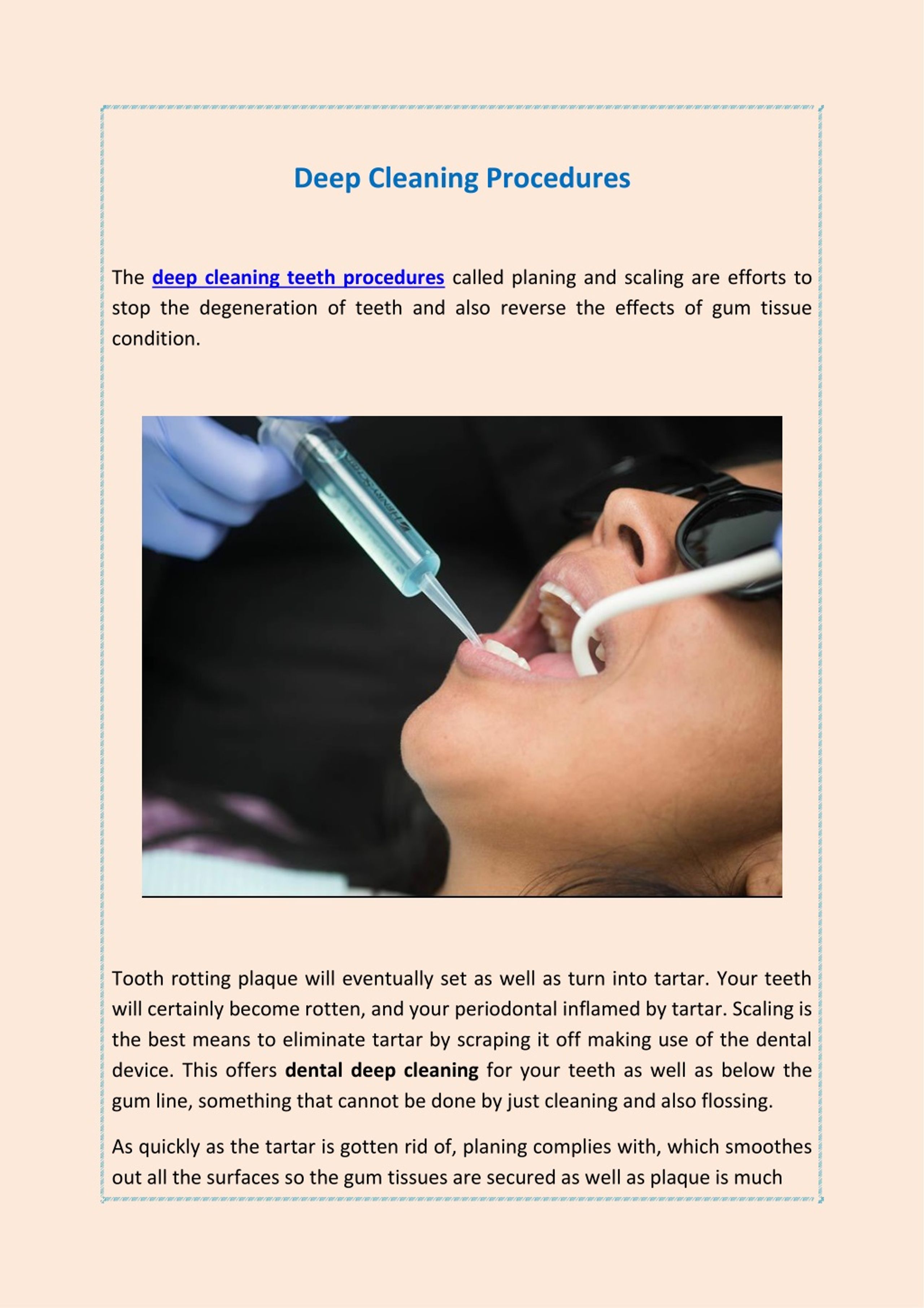 PPT - Deep Cleaning Procedures PowerPoint Presentation, free download ...
