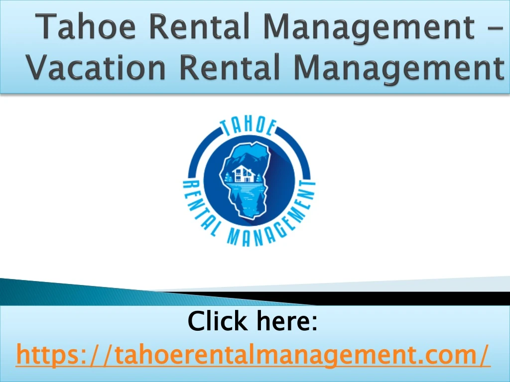 tahoe rental management vacation rental management
