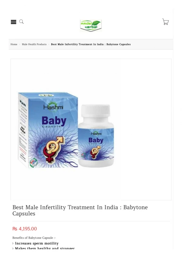 Male infert*ility treatment