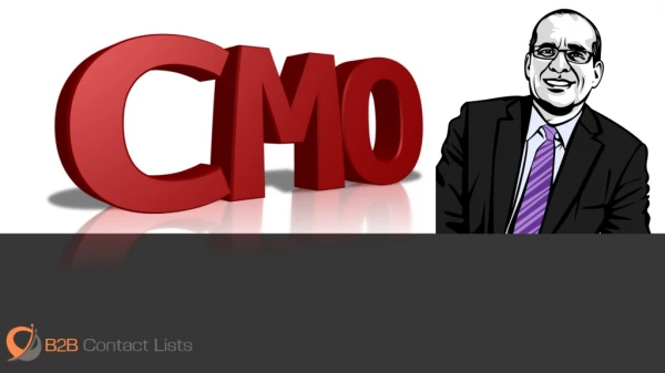 Get free Chief Marketing Officers (CMO) email list and mailing list .