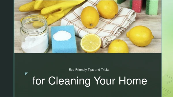 DIY Eco-Friendly Cleaning Solutions for Your Home