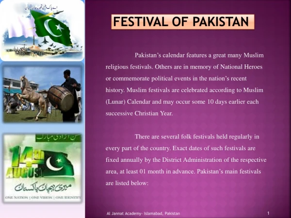 Festival of Pakistan