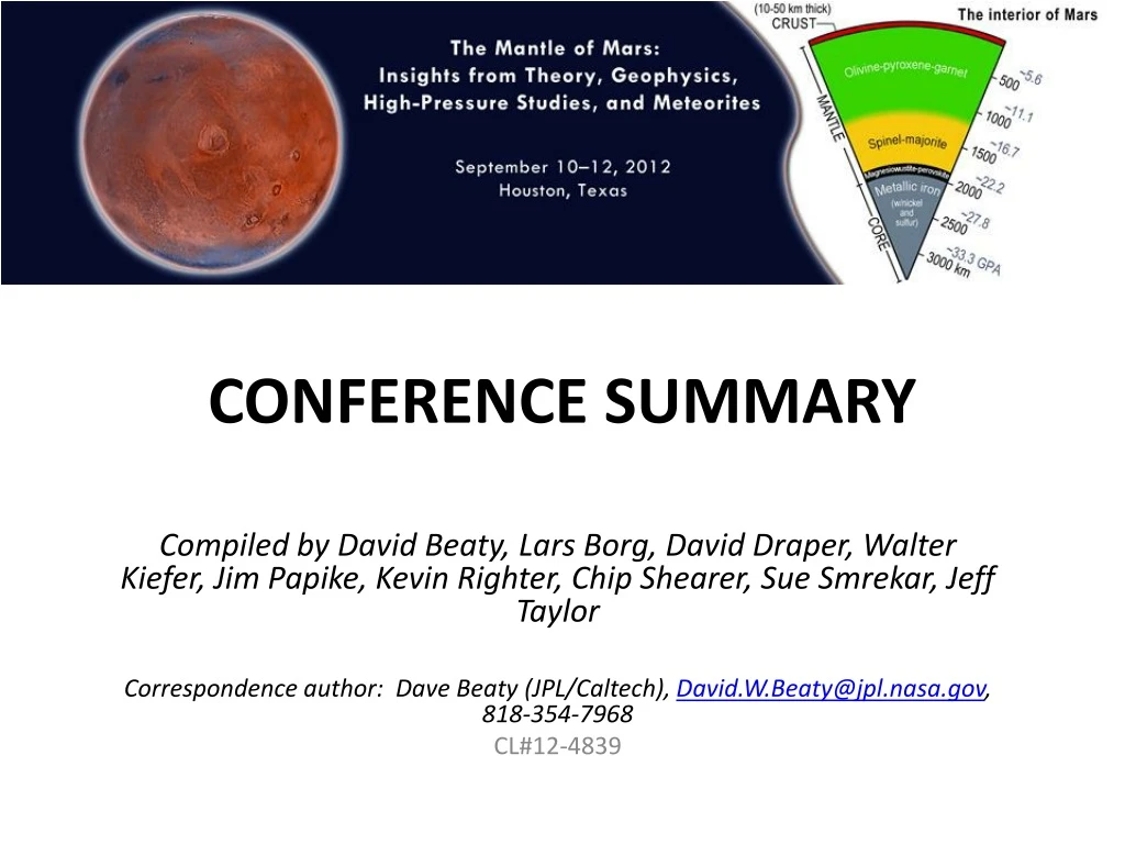 conference summary