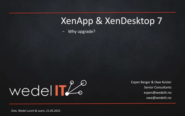 XenApp &amp; XenDesktop 7