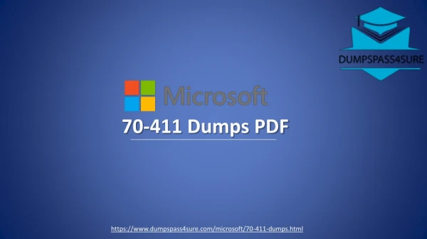Latest 2019 Microsoft 70-411 Dumps Question & Answers | Microsoft 70-411
