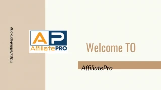 Hosted Affiliate software - slide 1
