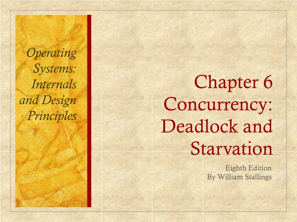 chapter 6 concurrency deadlock and starvation