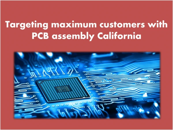 PCB assembly California - Digital Coast Assembly