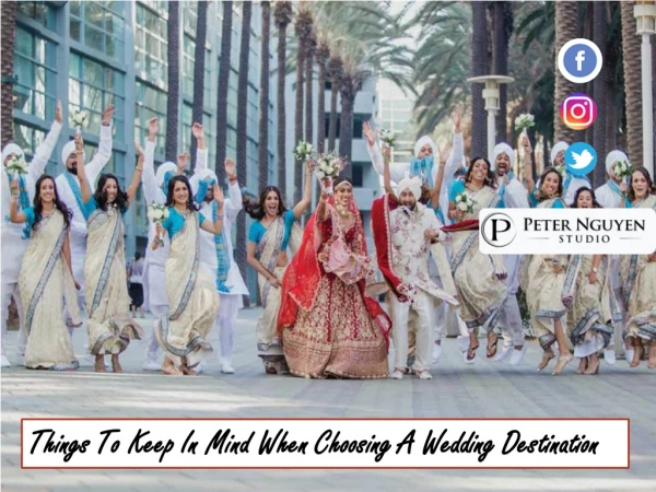 Things To Keep In Mind When Choosing A Wedding Destination