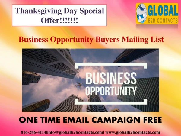 thanksgiving day special offer