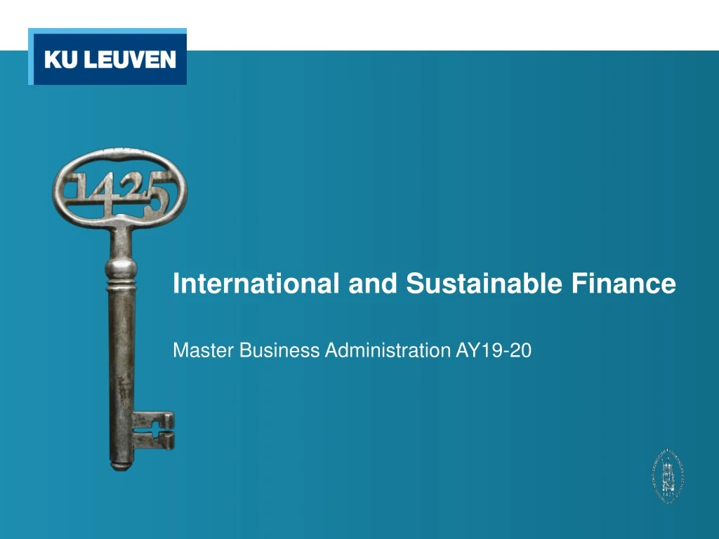 international and s ustainable finance master business administration ay19 20