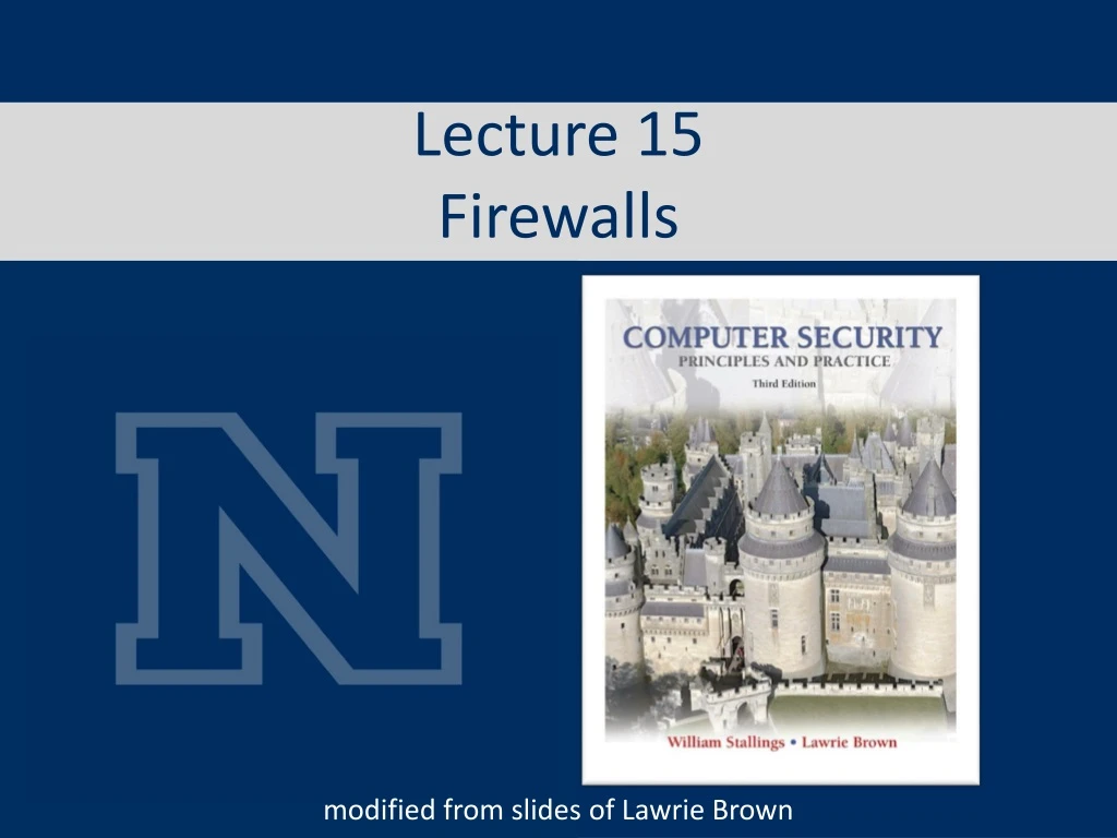 lecture 15 firewalls