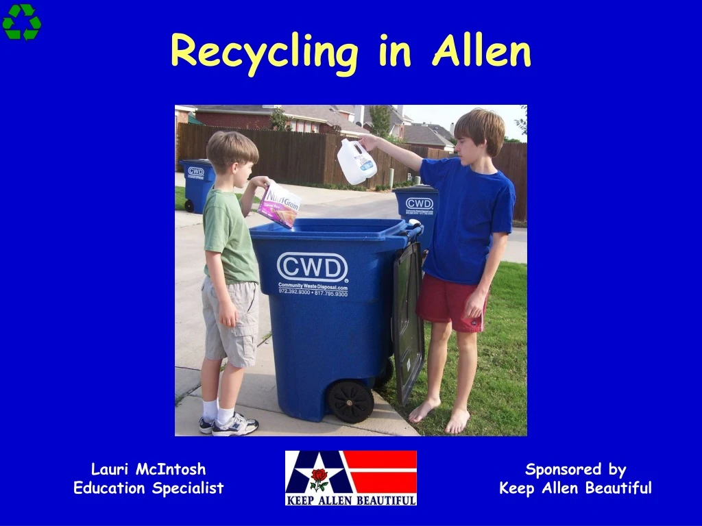 recycling in allen