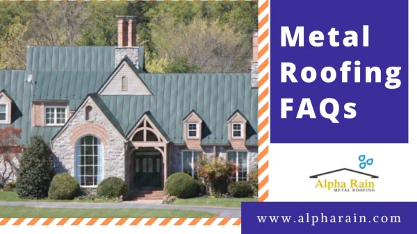 During Rain is your Metal Roofing loud? | Alpha Rain