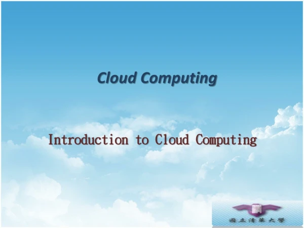 Cloud Computing