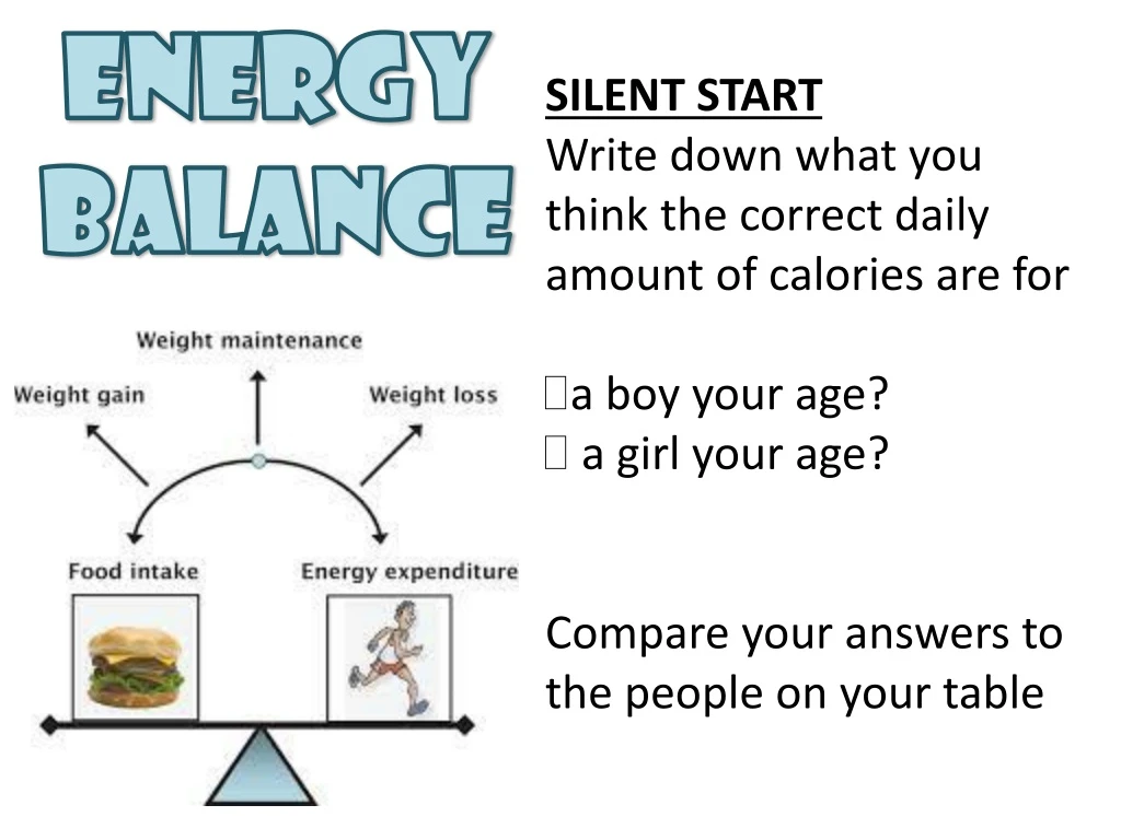 energy balance