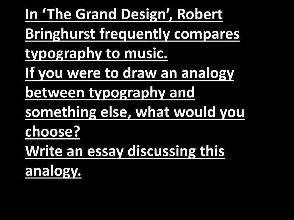 in the grand design robert bringhurst frequently