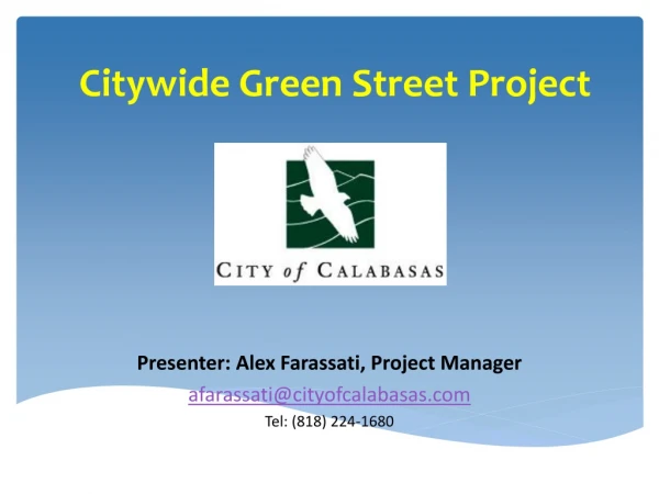 Citywide Green Street Project