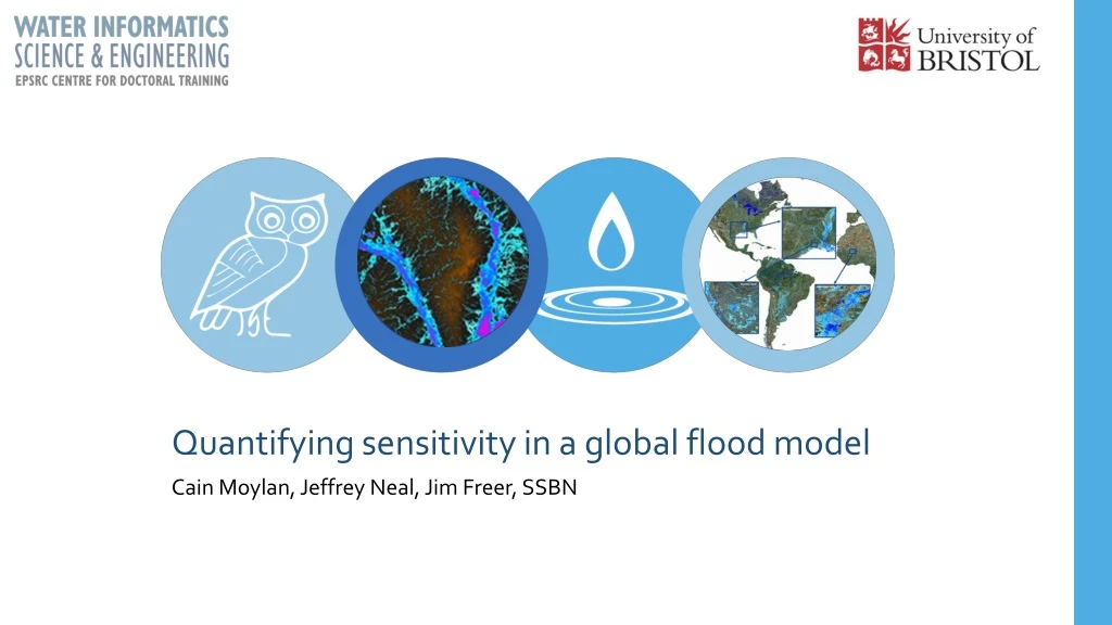 quantifying sensitivity in a global flood model cain moylan jeffrey neal jim freer ssbn
